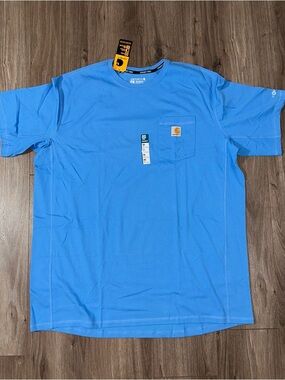 Carhartt Force Pocket T-Shirt Midnight Blue Relaxed Fit NWT